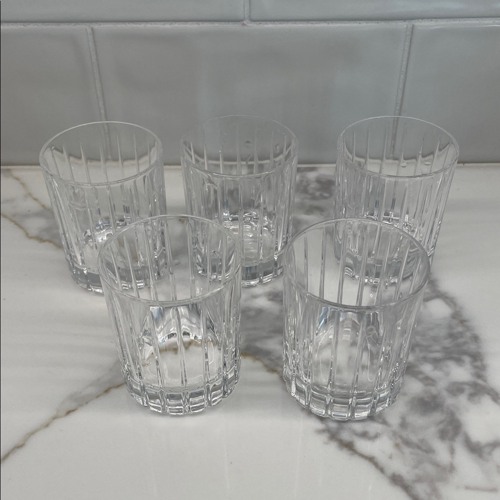 Elegant Clear Glass Tumbler Set